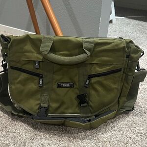 Tenba Green Messenger Bag